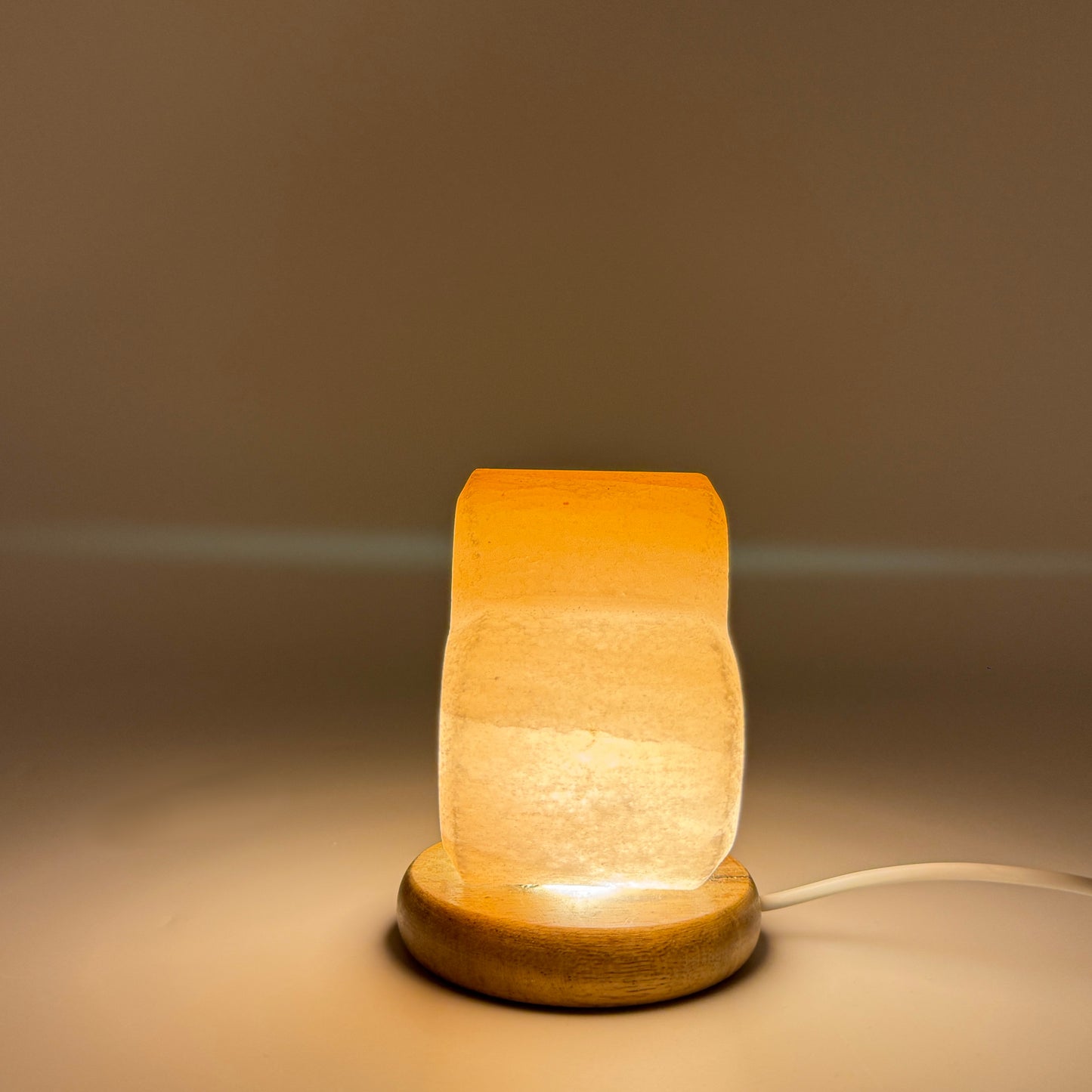 USB Salzlampe HERZ Rosa