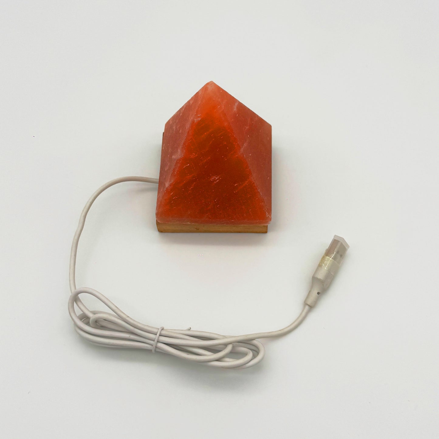 USB Salzlampe PYRAMIDE Rosa