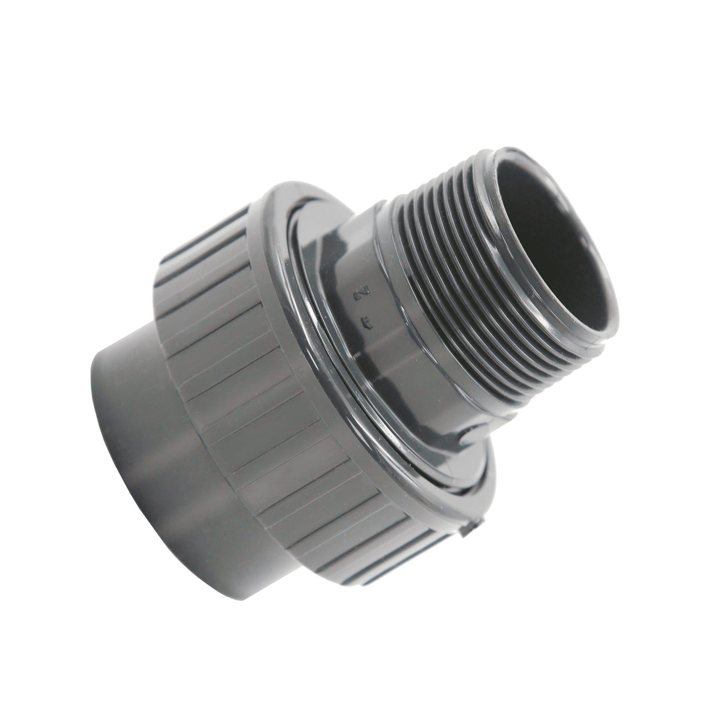 PVC Verschraubung 63mm x 2" Außengewinde