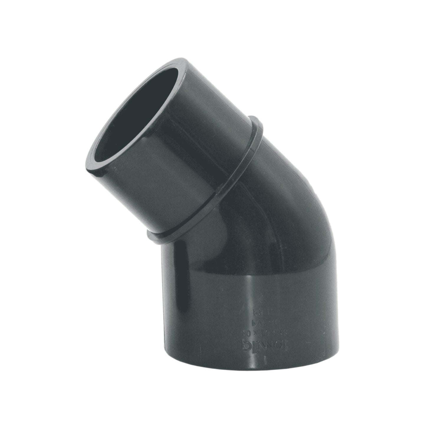 PVC Winkel 45° reduziert 40 x 40/32mm