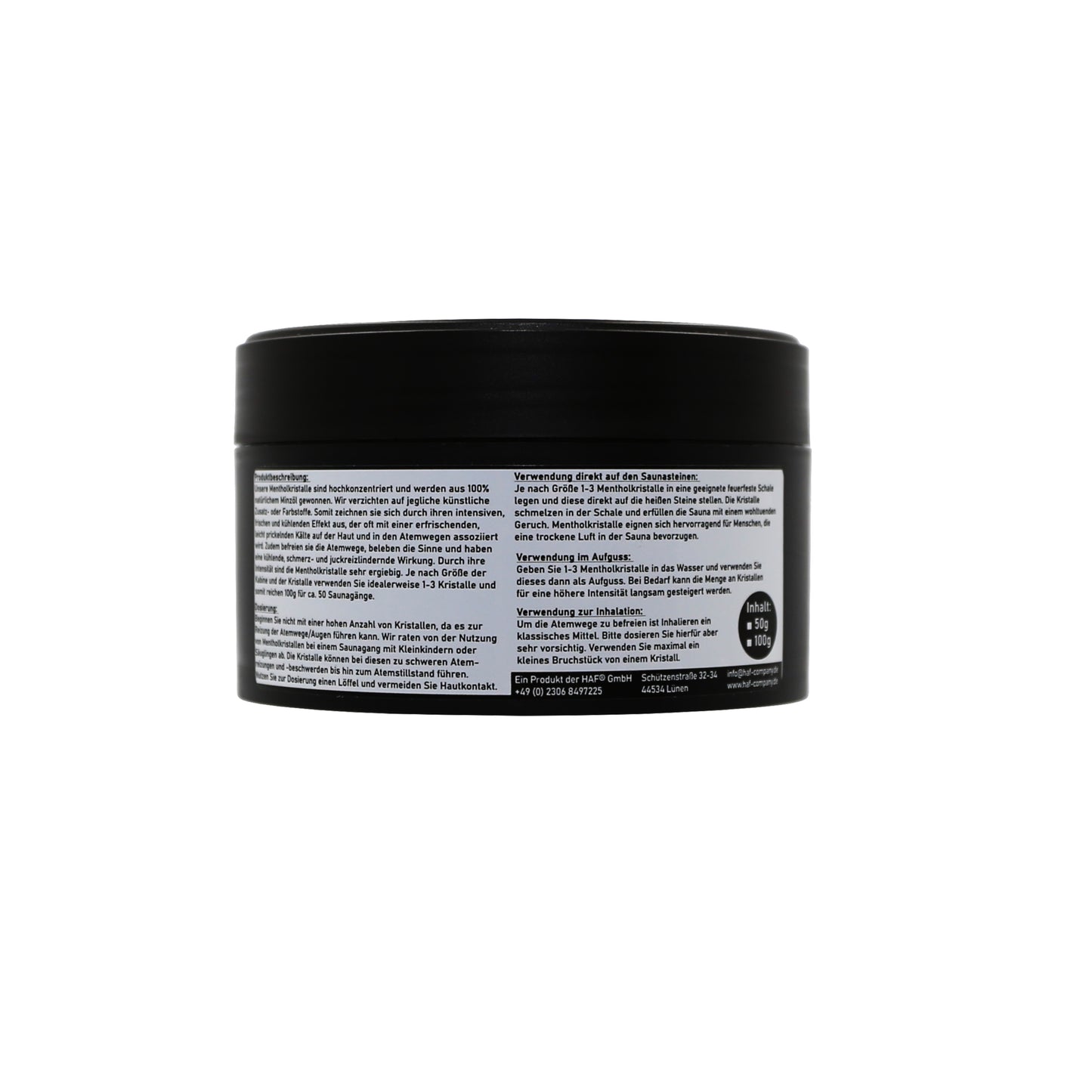 Mentholkristalle in Dose 100g