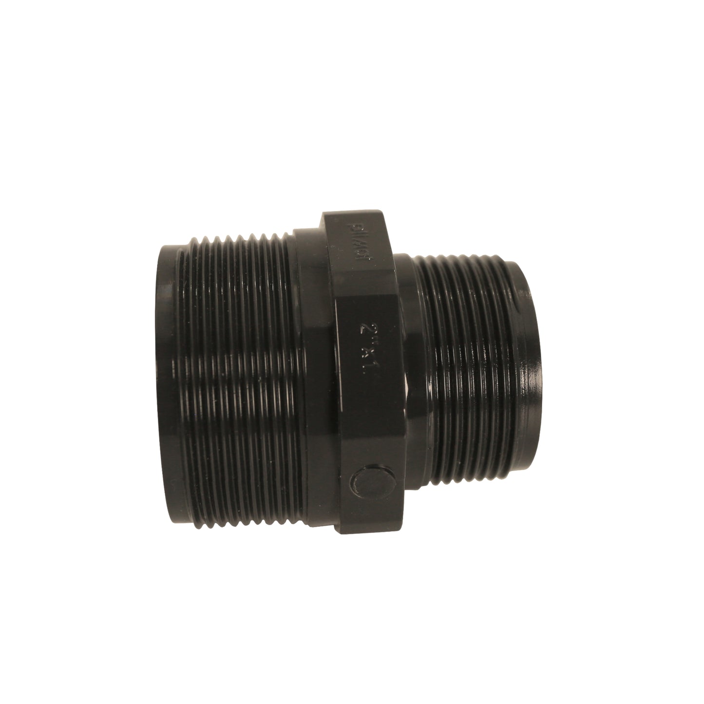 PVC Doppelnippel 2" x 1 1/2" Außengewinde