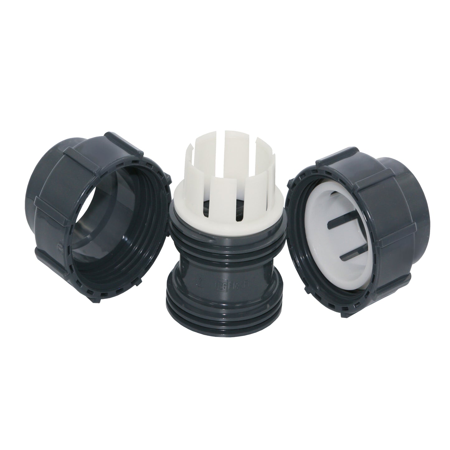 FlexFit Doppelverschraubung 50mm x 50mm (Klemm x Klemm)