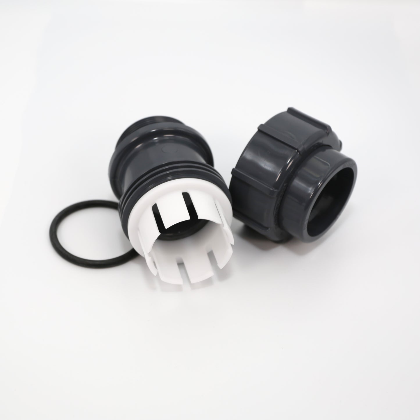 FlexFit Übergangsverschraubung 50mm x 2" (Klemm x Außengewinde)