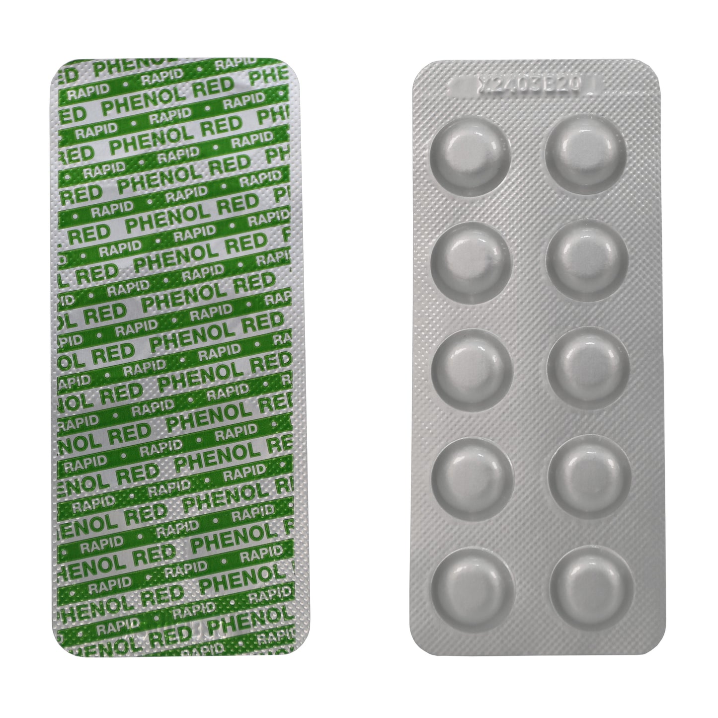 100 Testtabletten Rapid - Phenol Red