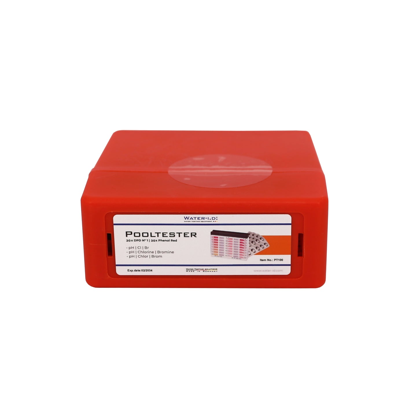 Pooltester mit 60 Testtabletten Rapid (30x Phenol Red & DPD No 1)