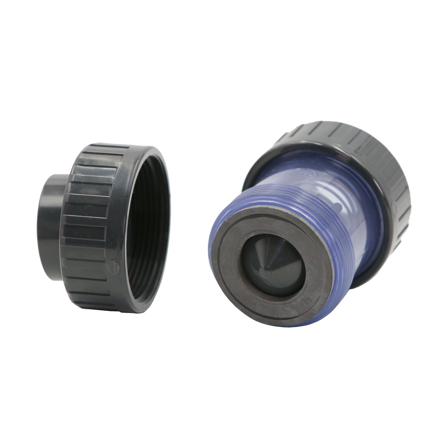 PVC Rückschlagventil 50mm Transparent