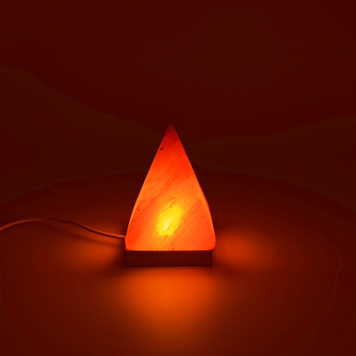 USB Salzlampe PYRAMIDE Rosa