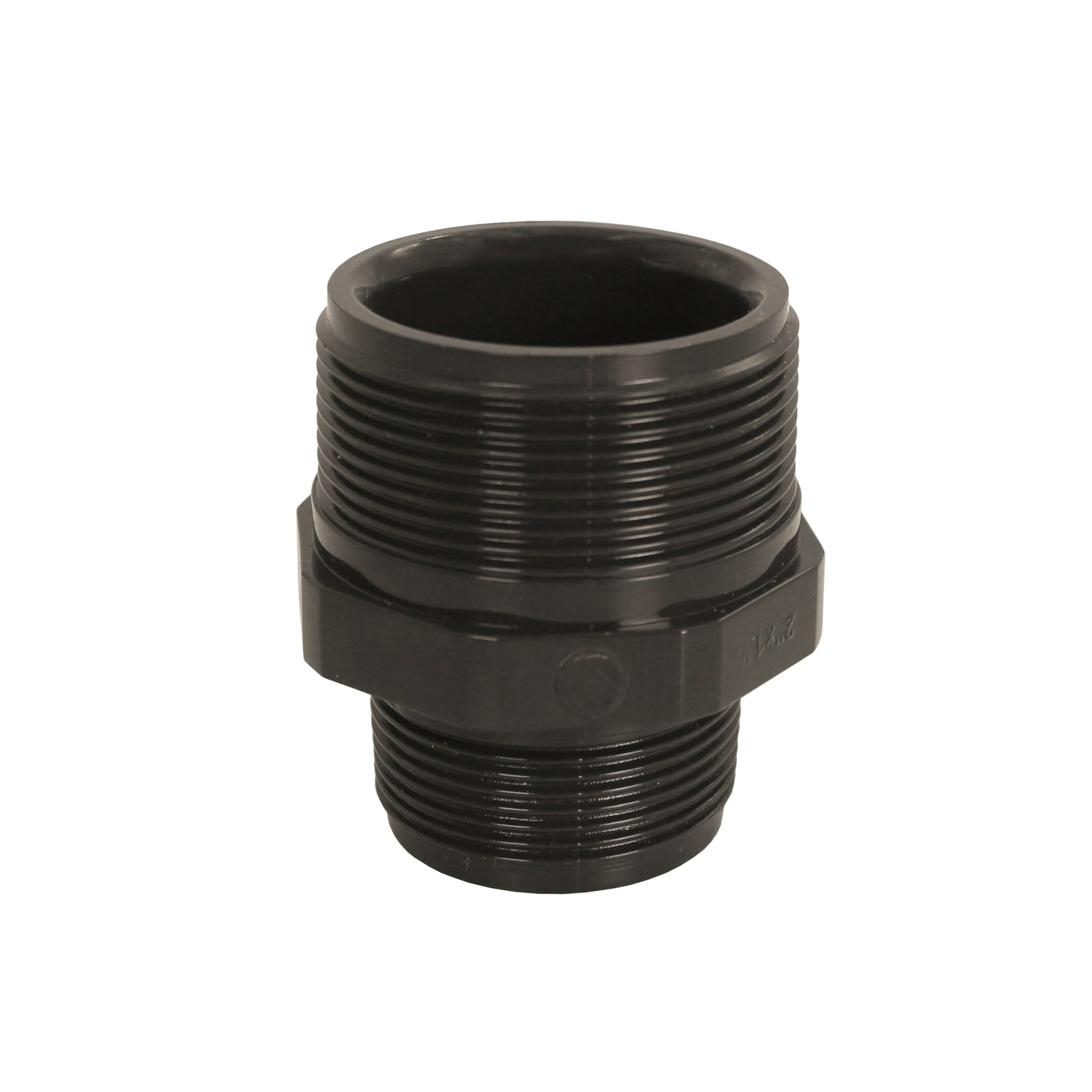 PVC Doppelnippel 2" x 1 1/2" Außengewinde