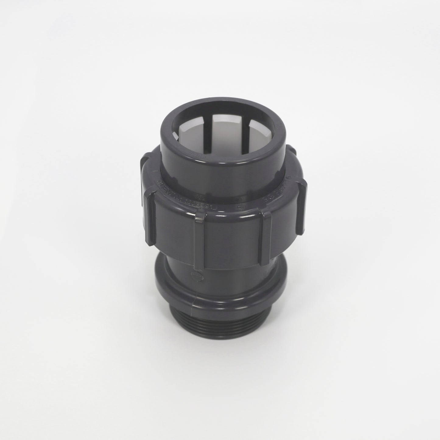 FlexFit Übergangsverschraubung 50mm x 2" (Klemm x Außengewinde)