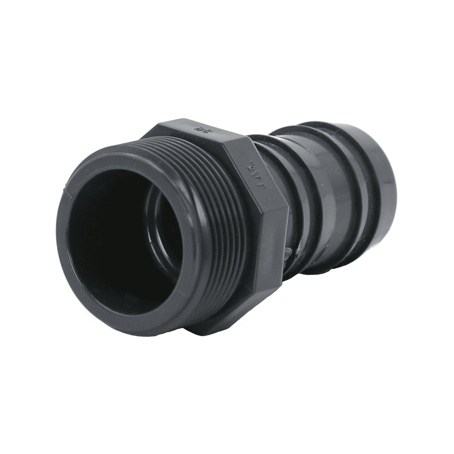 PVC Druckschlauchtülle Schlauchtülle 38mm x 1 1/2" Außengewinde