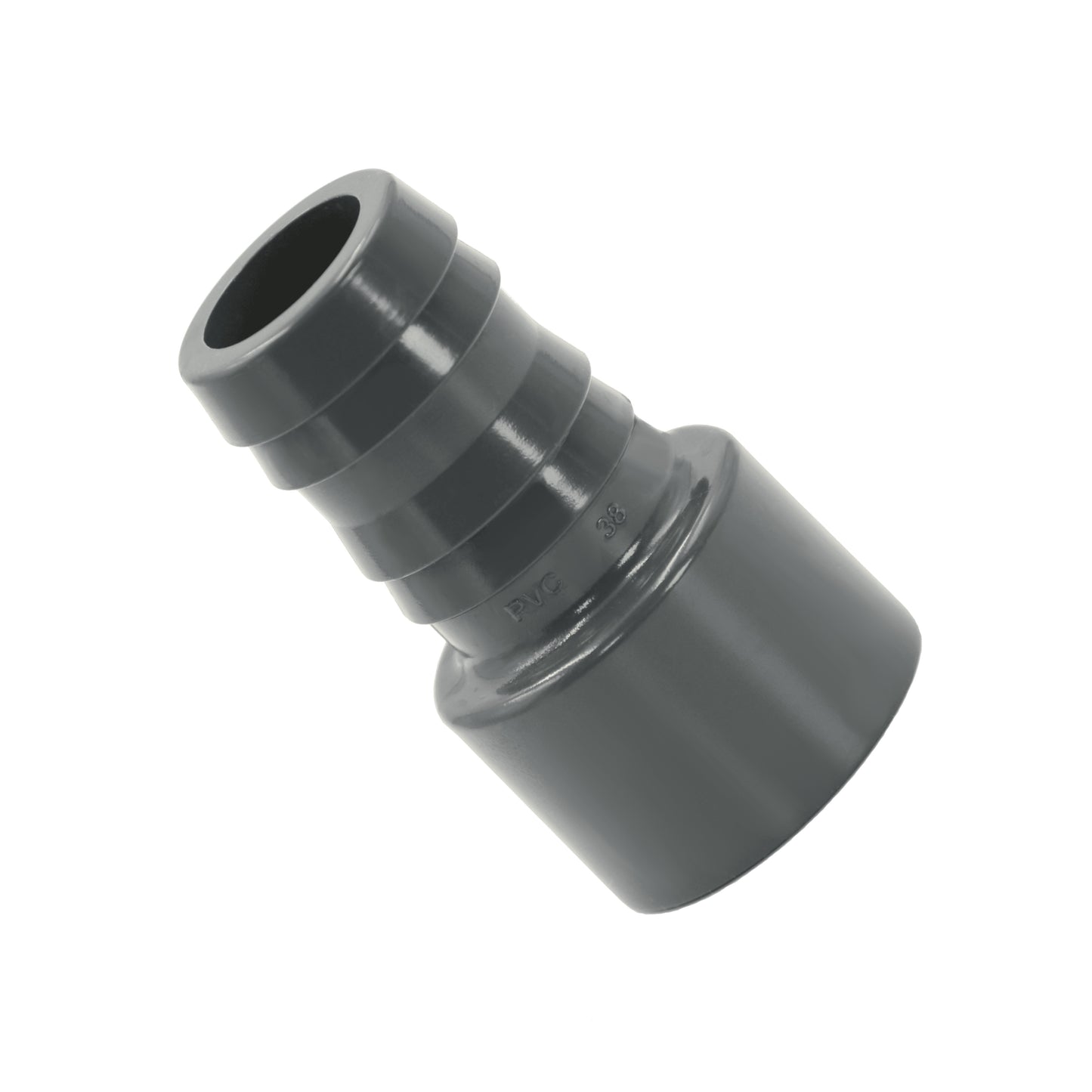 PVC Druckschlauchtülle Schlauchtülle 38mm x 50mm Klebestutzen