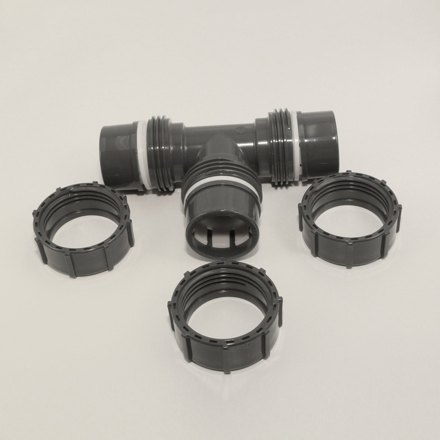 FlexFit T-Stück 90° 3 x 50mm (Klemm x Klemm x Klemm)