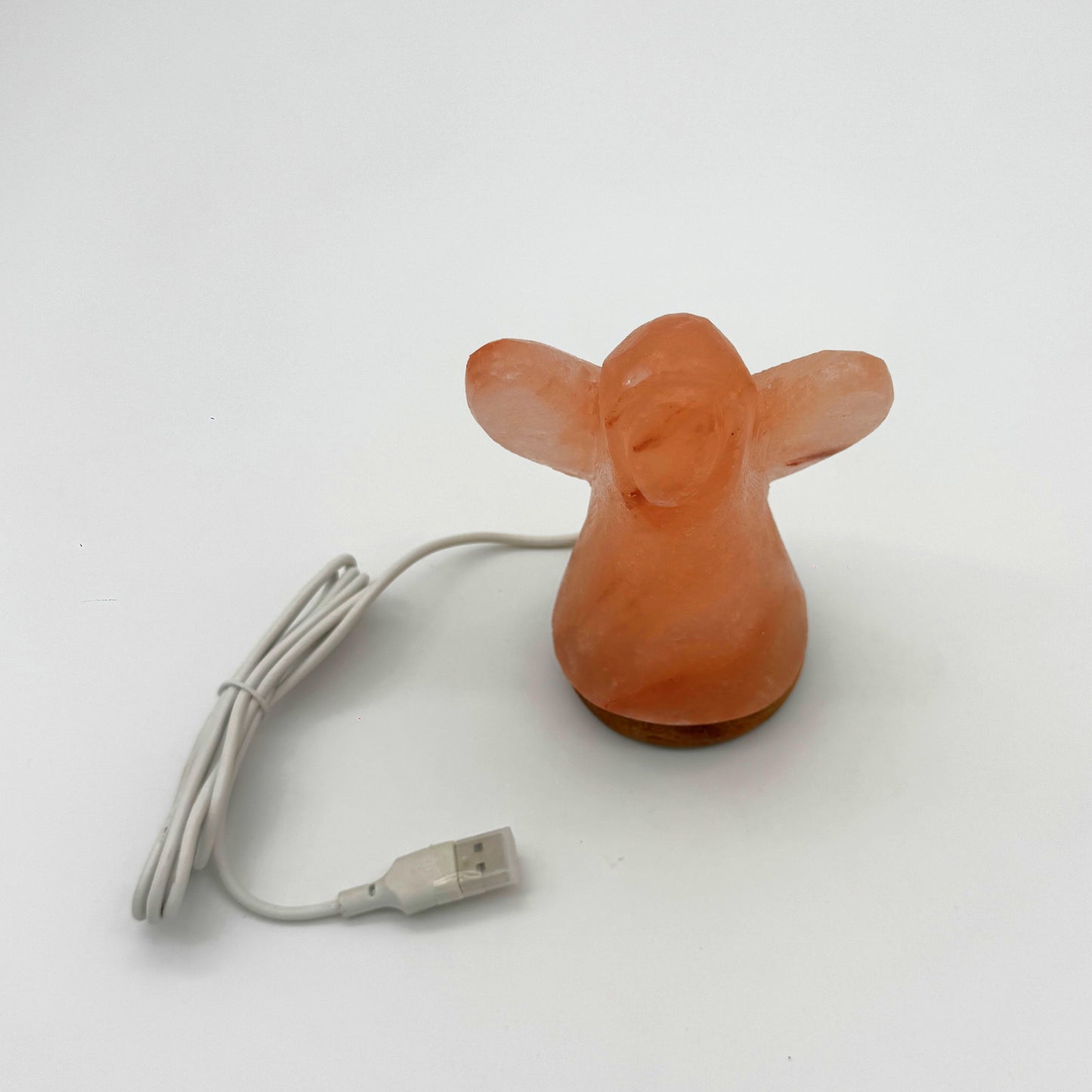 USB Salzlampe ENGEL Rosa