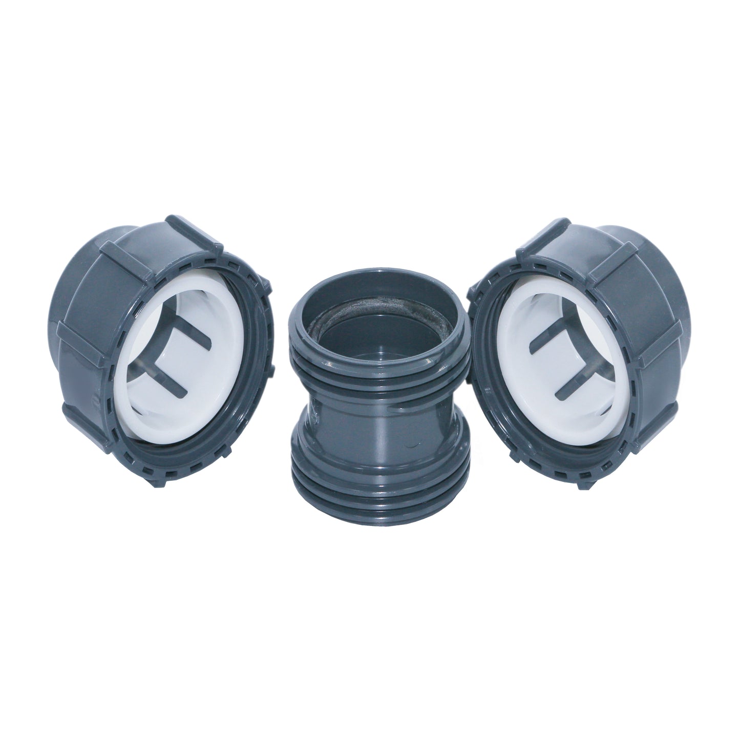 FlexFit Doppelverschraubung 50mm x 50mm (Klemm x Klemm)