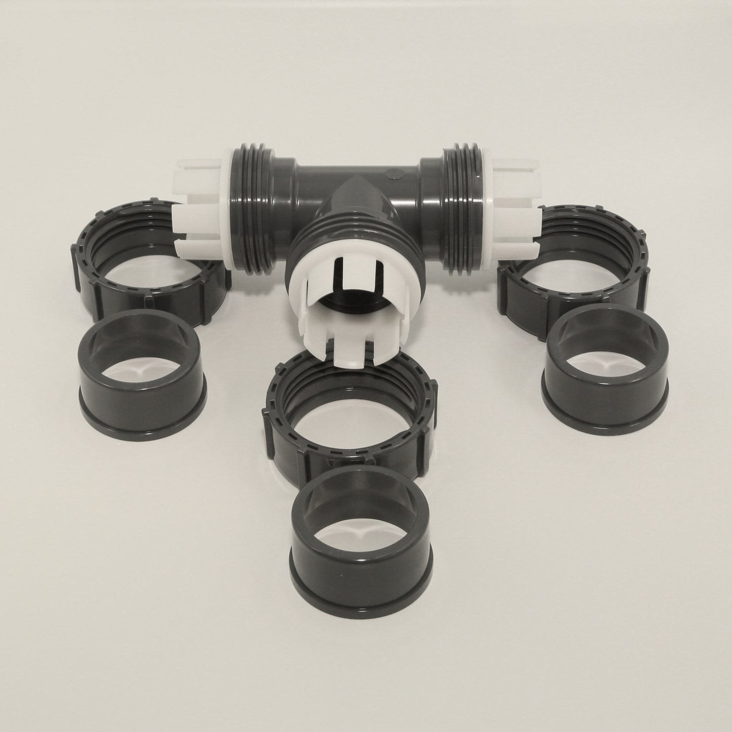 FlexFit T-Stück 90° 3 x 50mm (Klemm x Klemm x Klemm)