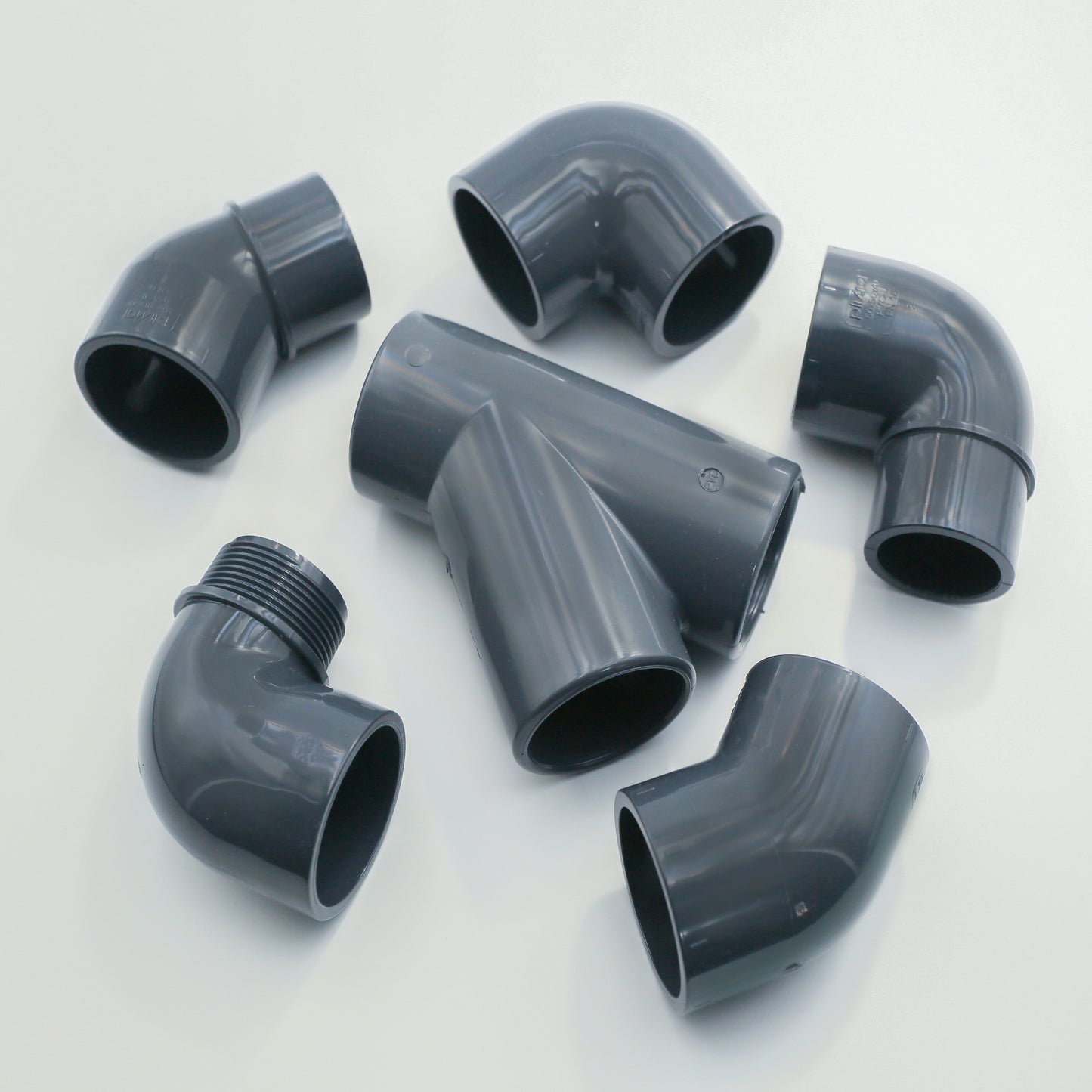 PVC T-Stück 45° 50mm