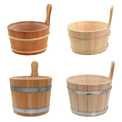 Saunakübel aus Holz - Auswahl