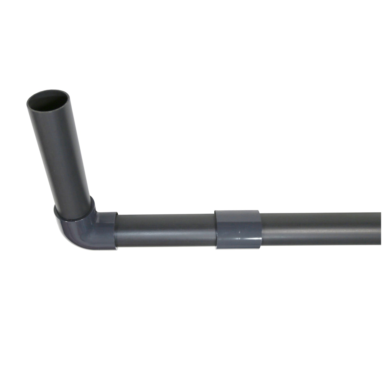 PVC Druckrohr Grau 50mm - 1 Meter