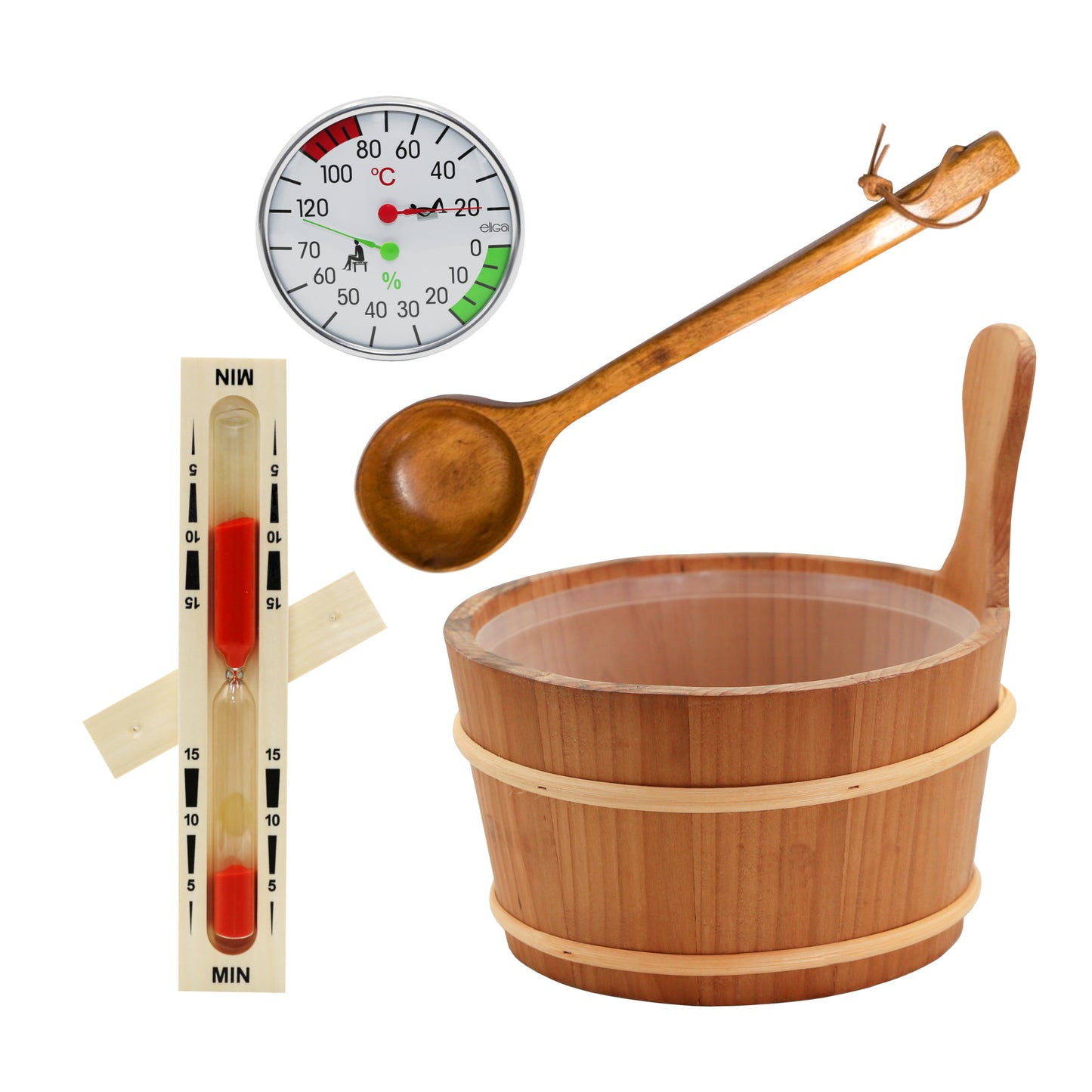 Saunakübel aus Holz - Auswahl