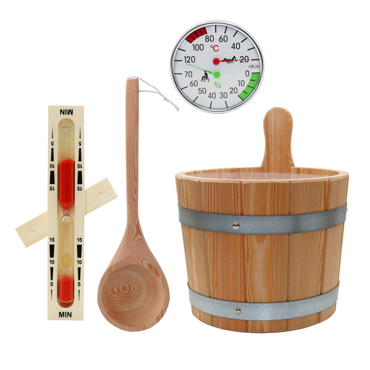 Saunakübel aus Holz - Auswahl