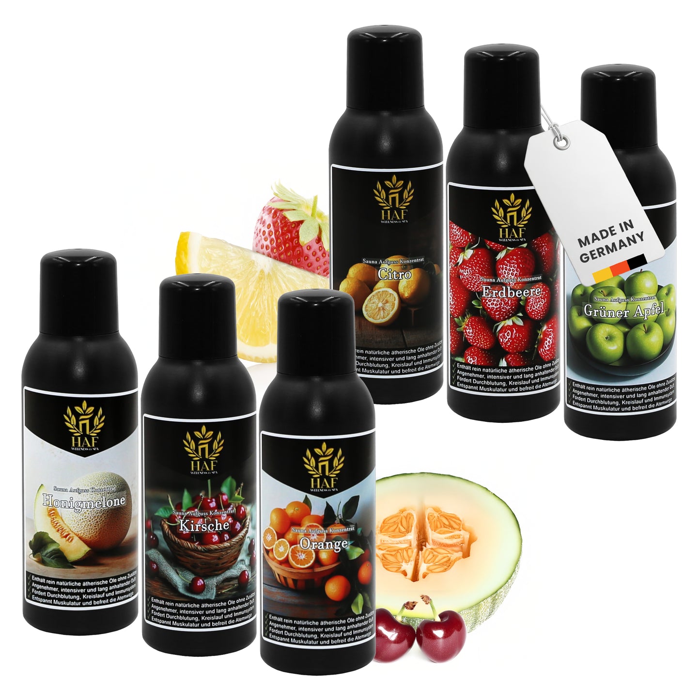 Saunaaufguss Sets Auswahl 4-6 x 100 oder 250ml