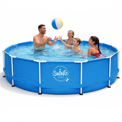 Frame Pool Rund - Blau - 305 x 76 cm