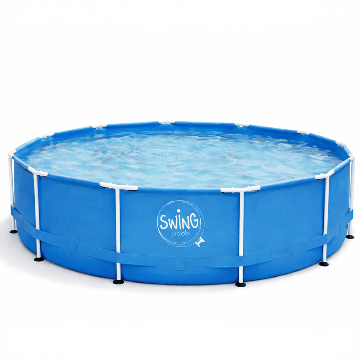 Frame Pool Rund - Blau - 366 x 84 cm