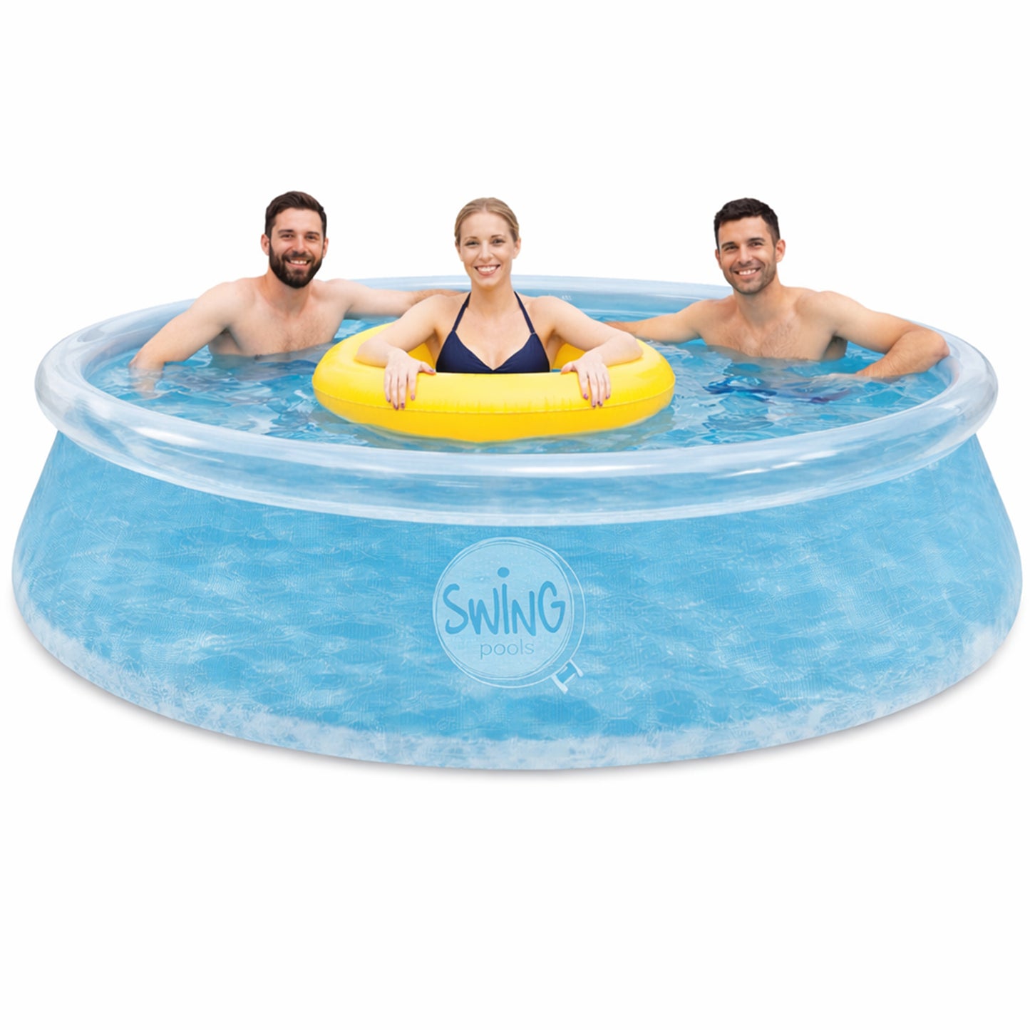 Quick Up Pool - Transparent - 244 x 76 cm