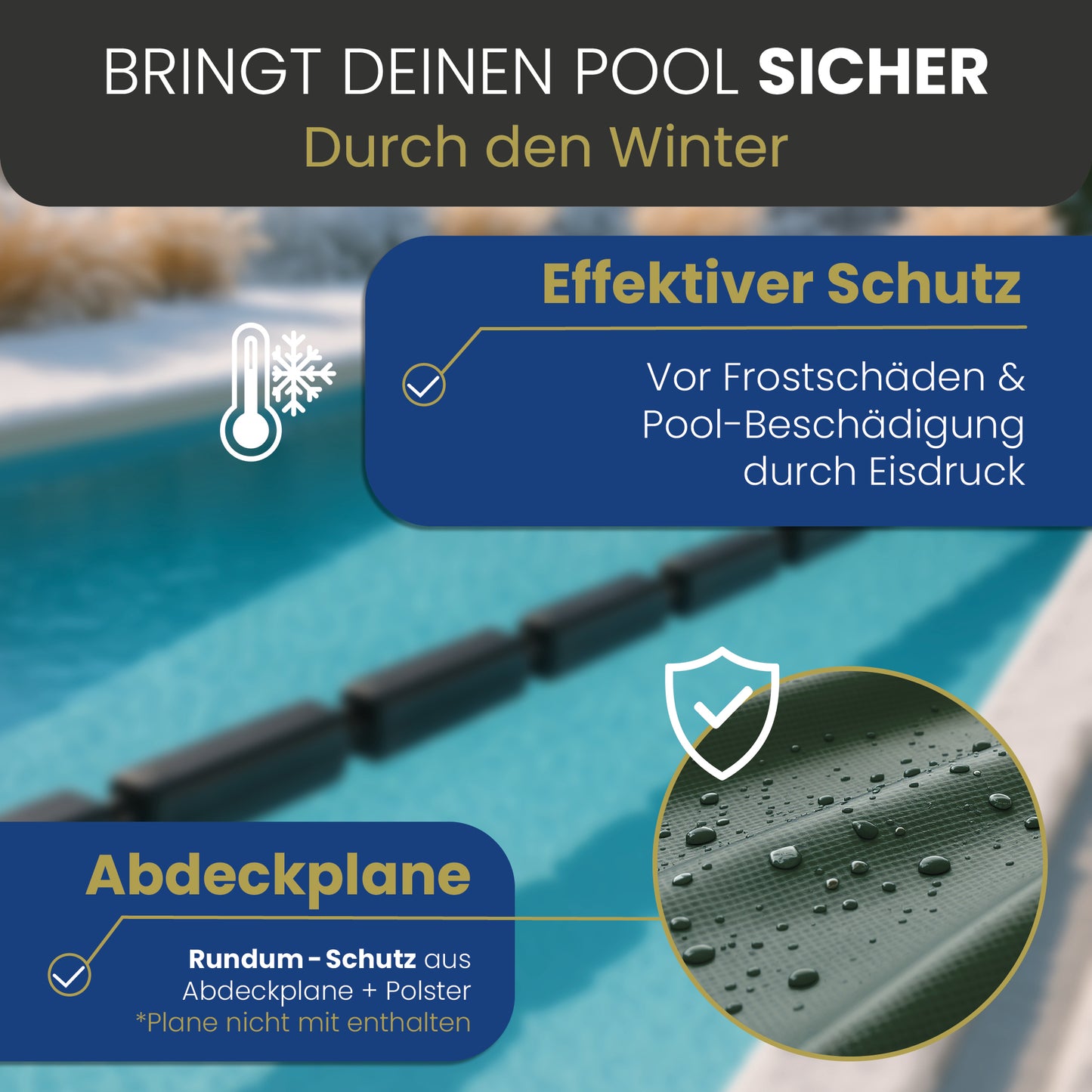 Pool Eisdruckpolster - 4 Stück