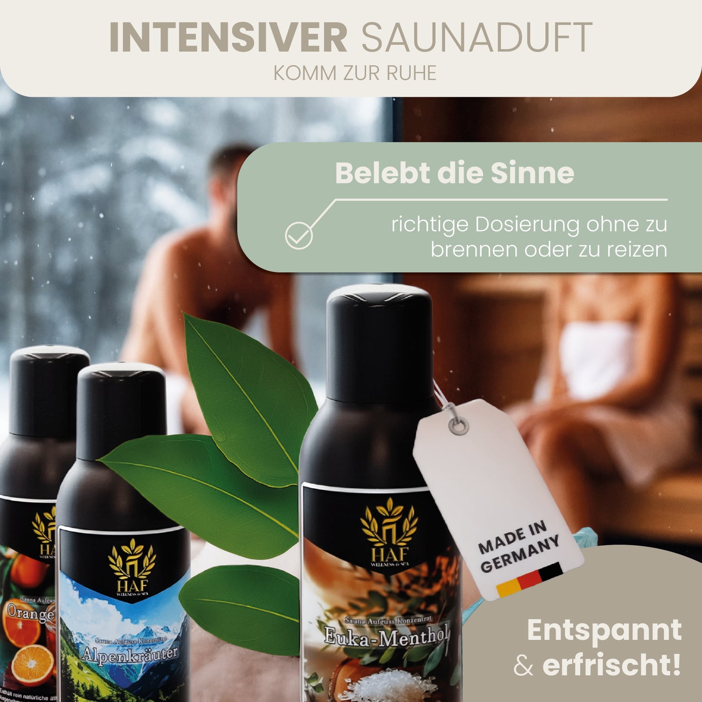 Sauna Aufguss 30 Sorten in 100 & 250ml