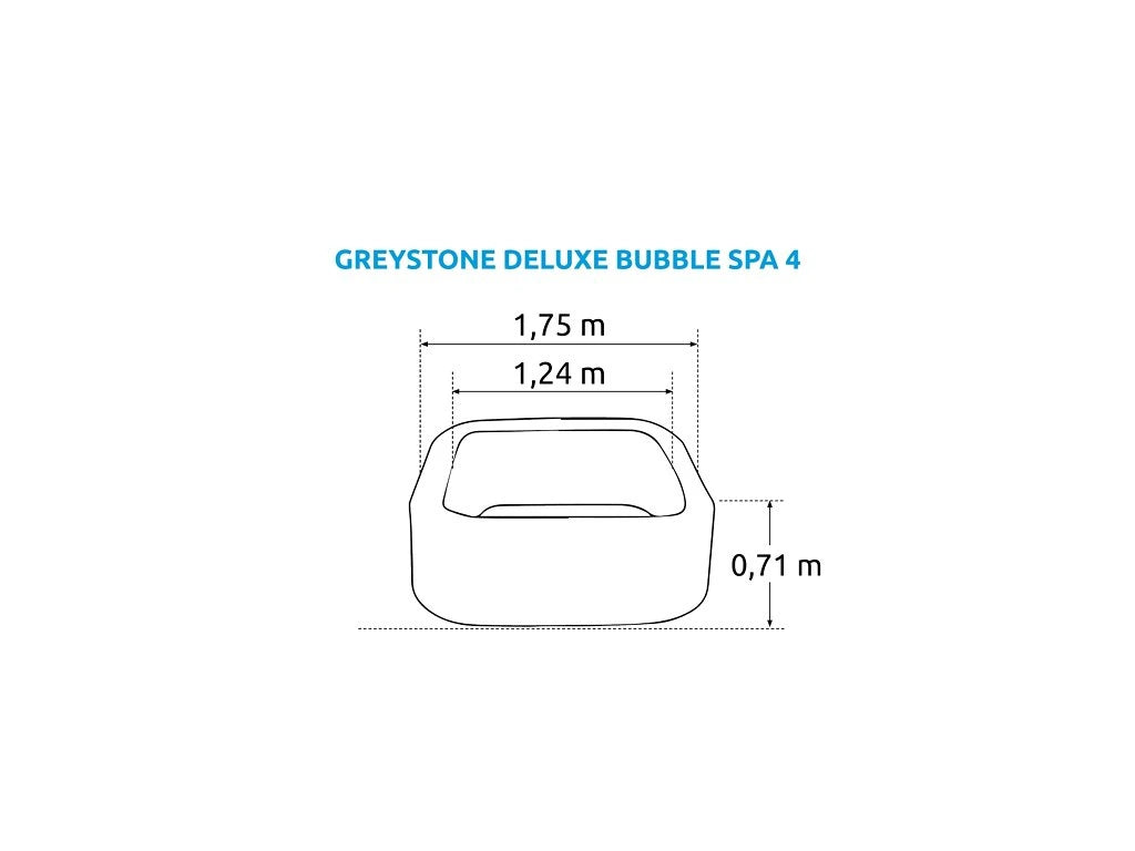 PureSpa Greywood Premium HWS 1100 für 6 Personen