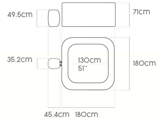 Lay-Z Spa Cabo HydroJet für 4-6 Personen