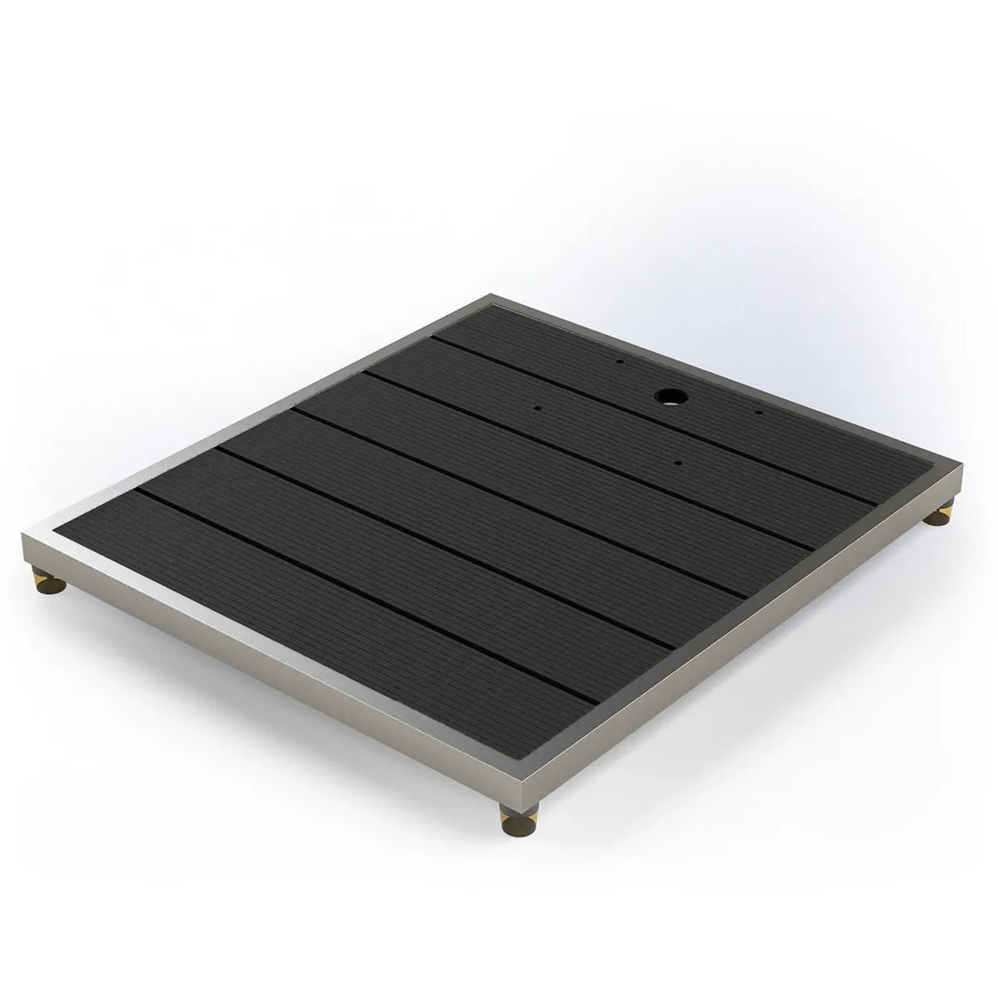 WPC Bodenplatte 750x840mm (anthrazit)