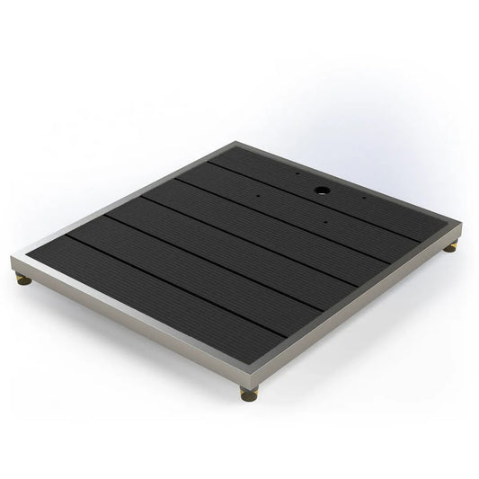 WPC Bodenplatte 750x840mm (anthrazit)