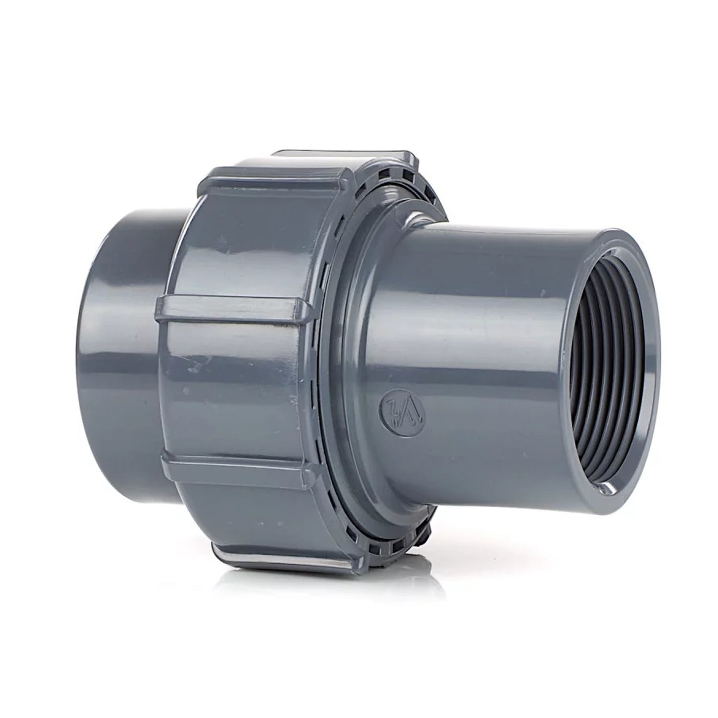 FlexFit Übergangsverschraubung 50mm x 1 1/2" (Klemm x Innengewinde)