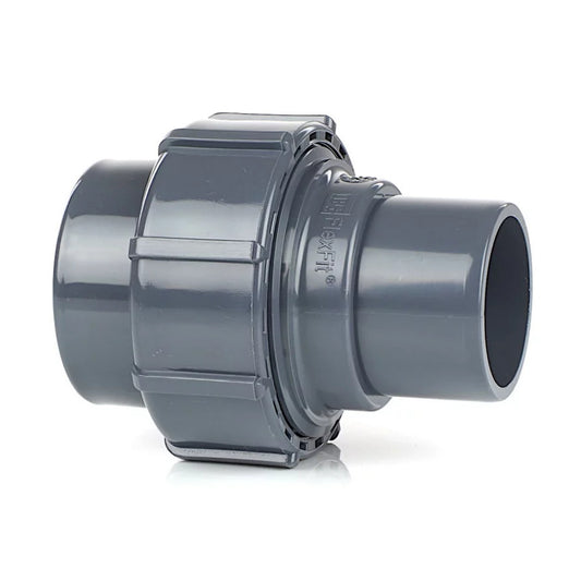 FlexFit Übergangsverschraubung 50mm x 50mm (Klemm x Klebestutzen)
