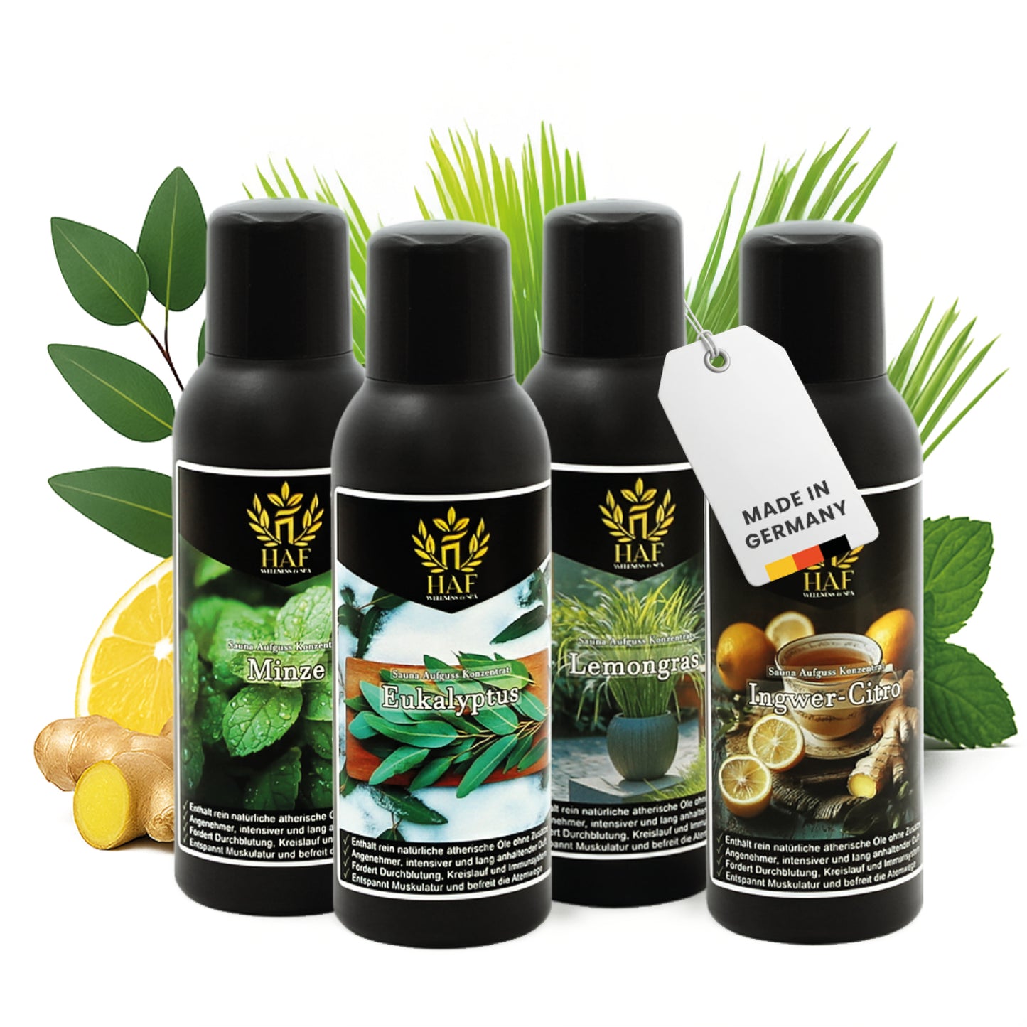 Saunaaufguss Sets Auswahl 4-6 x 100 oder 250ml