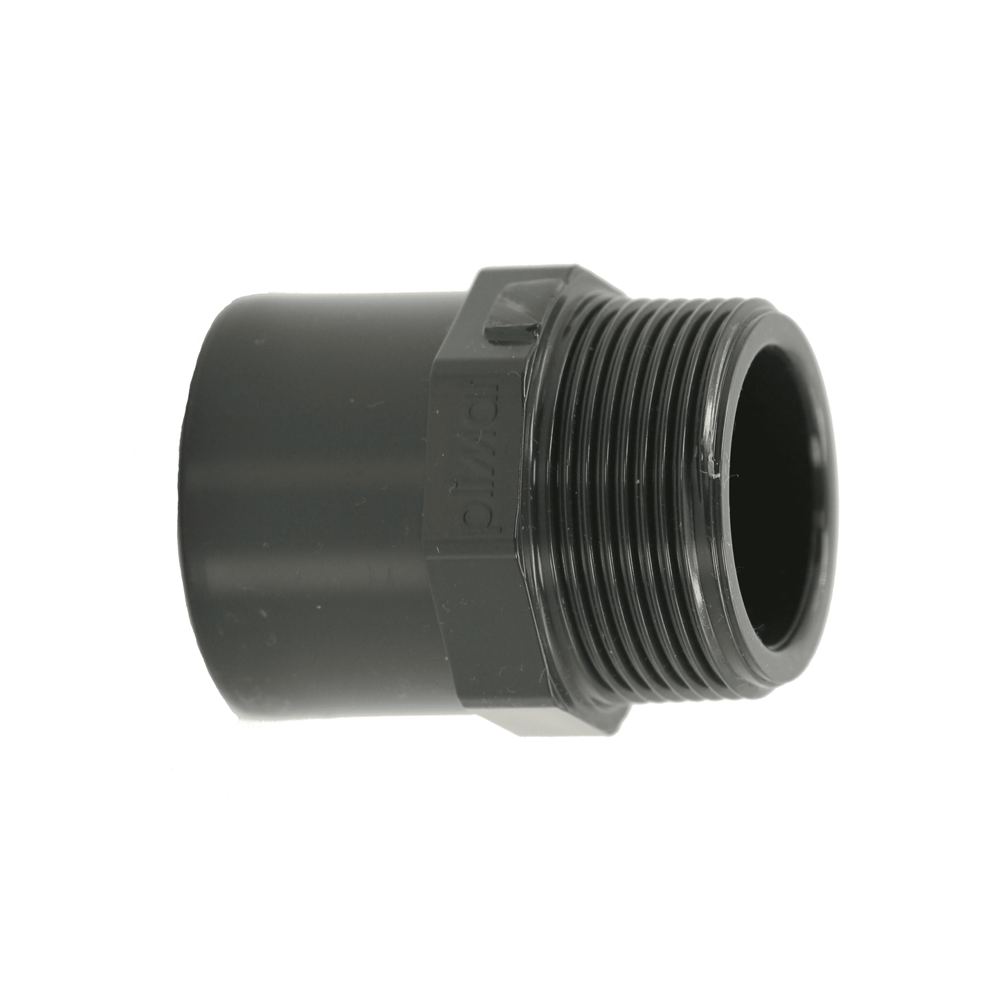 PVC Übergangsnippel 50/63mm x 2" Außengewinde