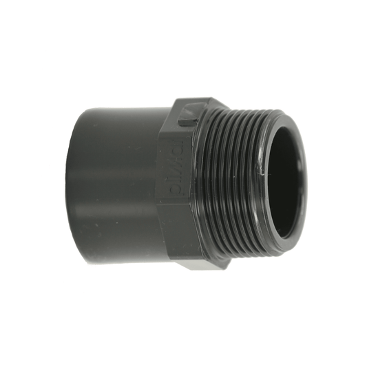 PVC Übergangsnippel 40/50mm x 1 1/2" Außengewinde
