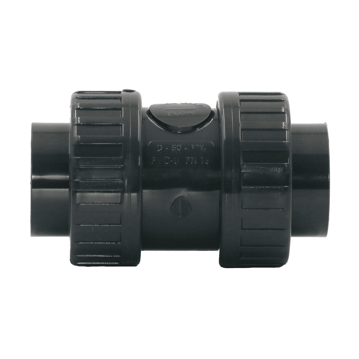 PVC Rückschlagventil 50mm Grau