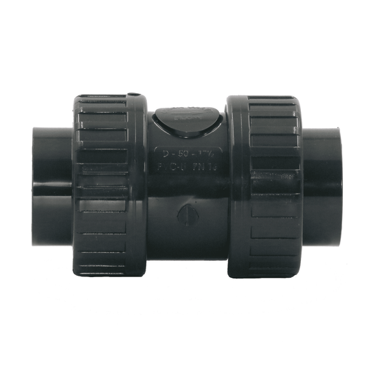 PVC Rückschlagventil 40mm Grau