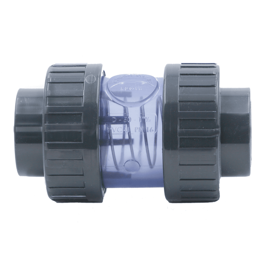 PVC Rückschlagventil 40mm Transparent