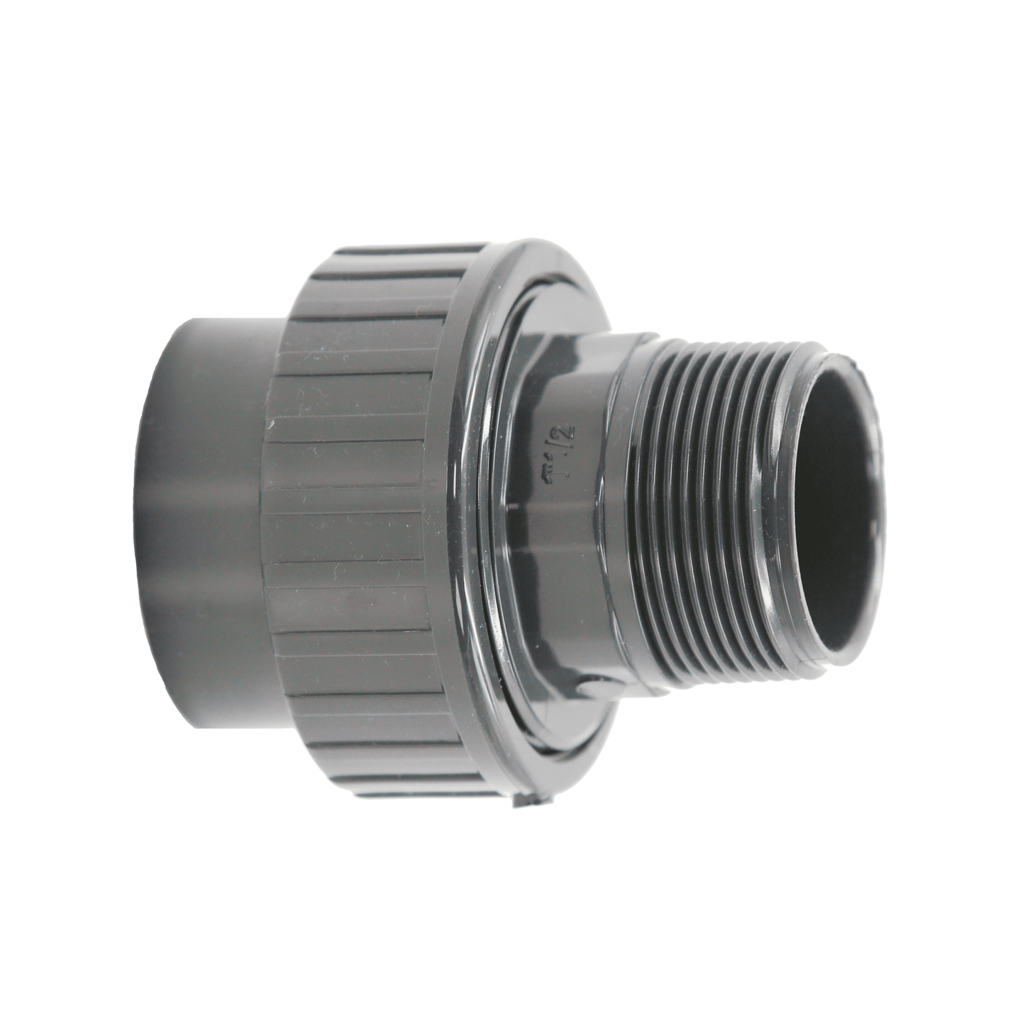 PVC Verschraubung 50mm x 1 1/2" Außengewinde