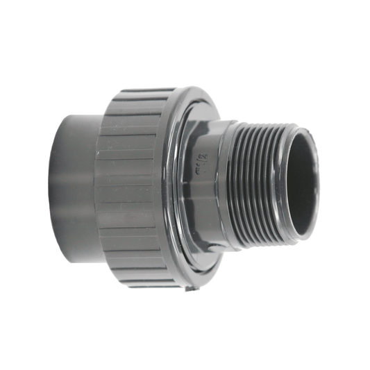 PVC Verschraubung 50mm x 1 1/2" Außengewinde