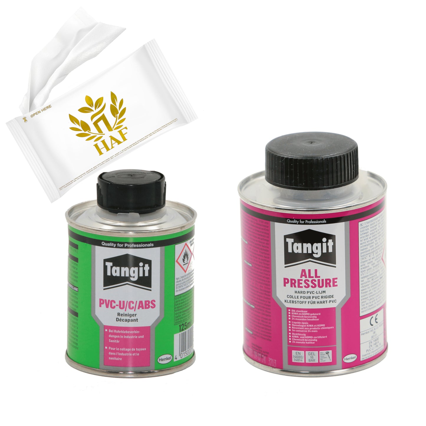 Tangit - PVC Reiniger 125 ml Dose + Kleber 250ml