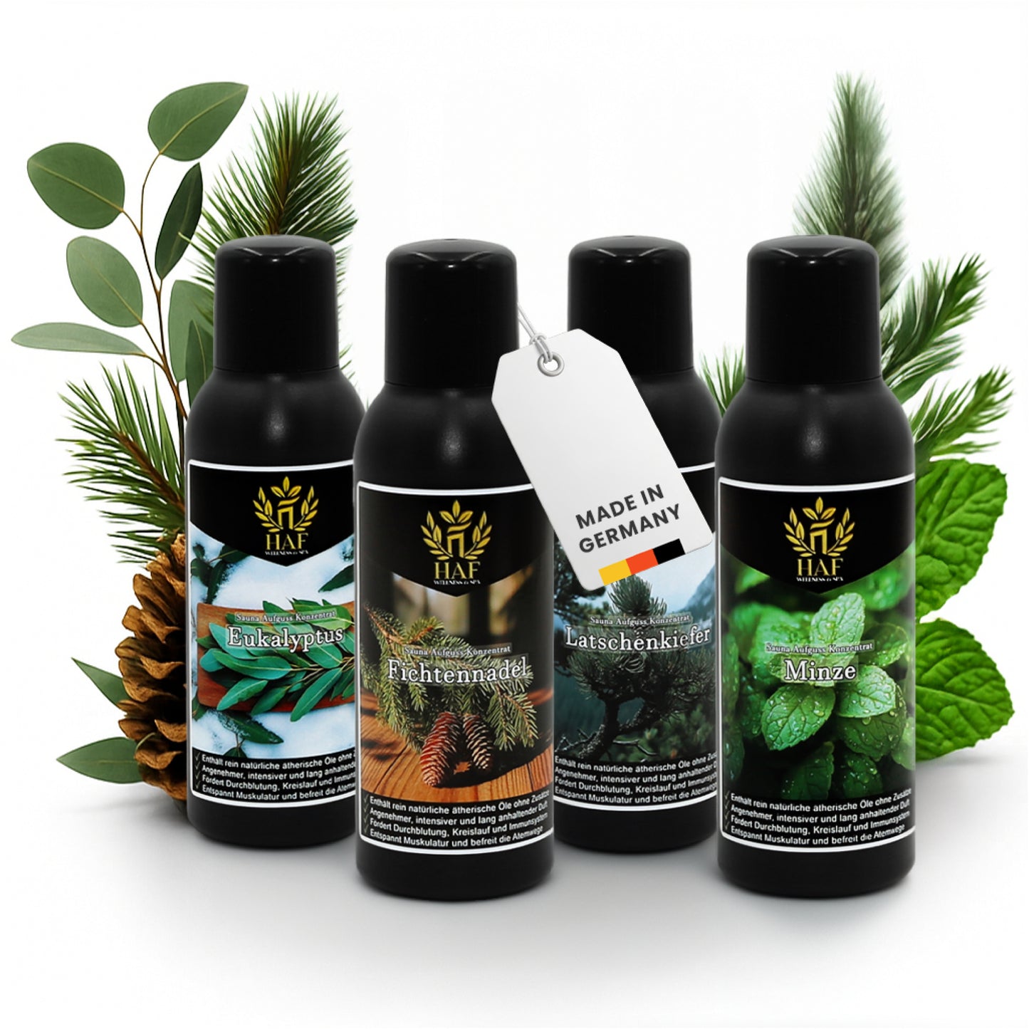 Saunaaufguss Sets Auswahl 4-6 x 100 oder 250ml