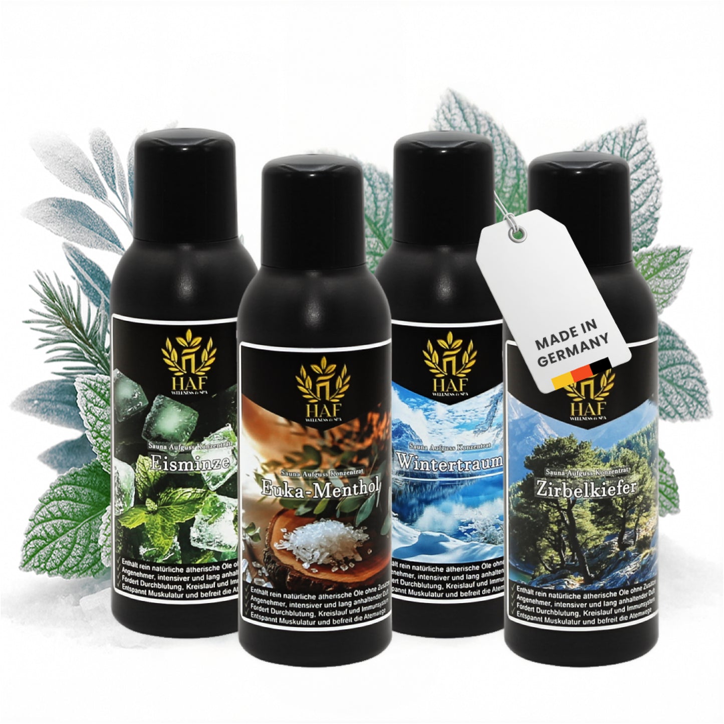 Saunaaufguss Sets Auswahl 4-6 x 100 oder 250ml