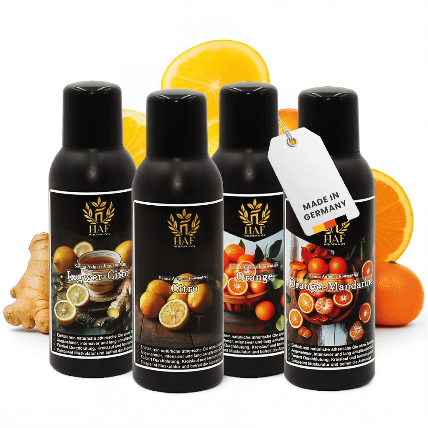 Saunaaufguss Sets Auswahl 4-6 x 100 oder 250ml